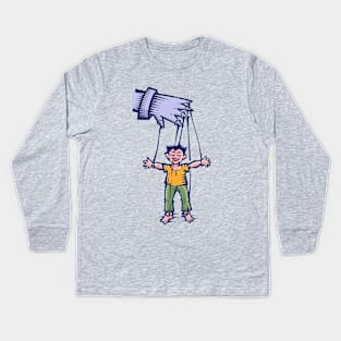 Puppet Show Deep Meaning Kids Long Sleeve T-Shirt